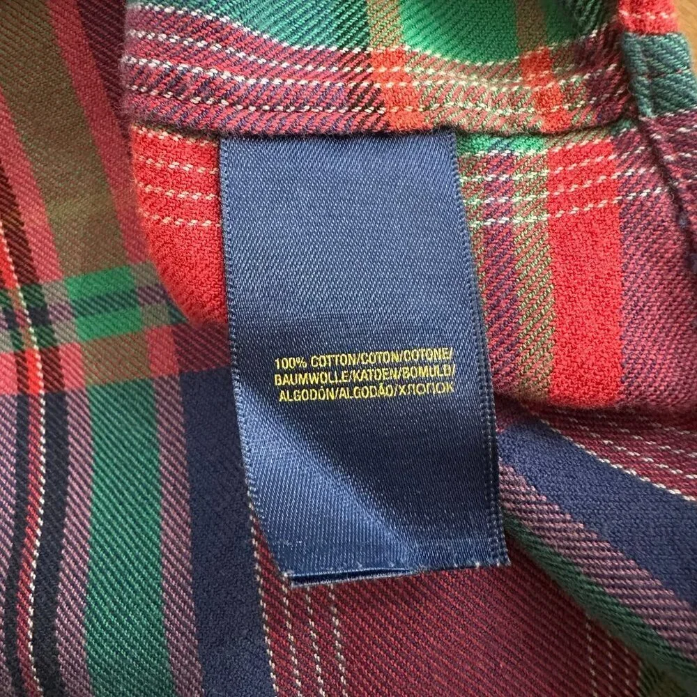 Ralph Lauren plaid flannel button up Shirt